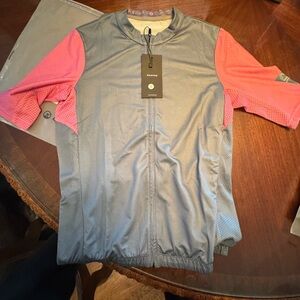 NeoPro Cycling - Gray and Pink Cycling Jersey